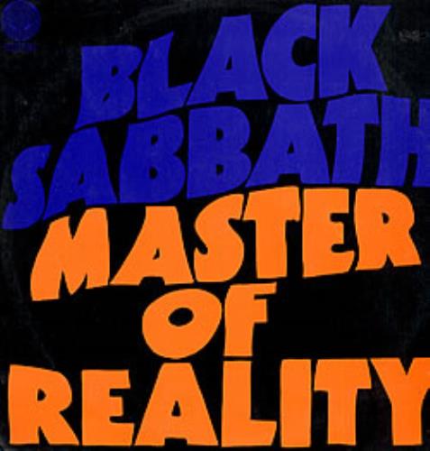 Black Sabbath Master Of Reality Brazilian vinyl LP album (LP